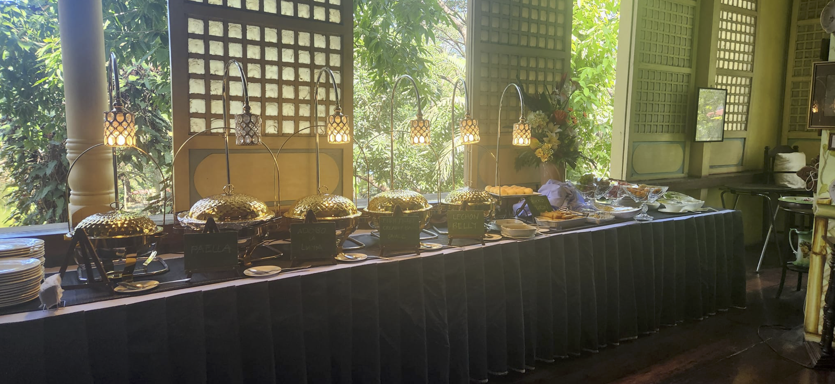 Catering food presentation